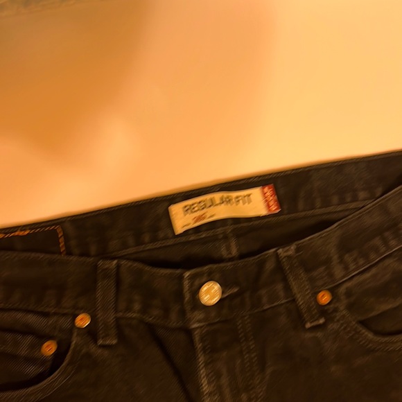 Levi Black 505 Jeans 36X32 Pre-Owned - Picture 1 of 5